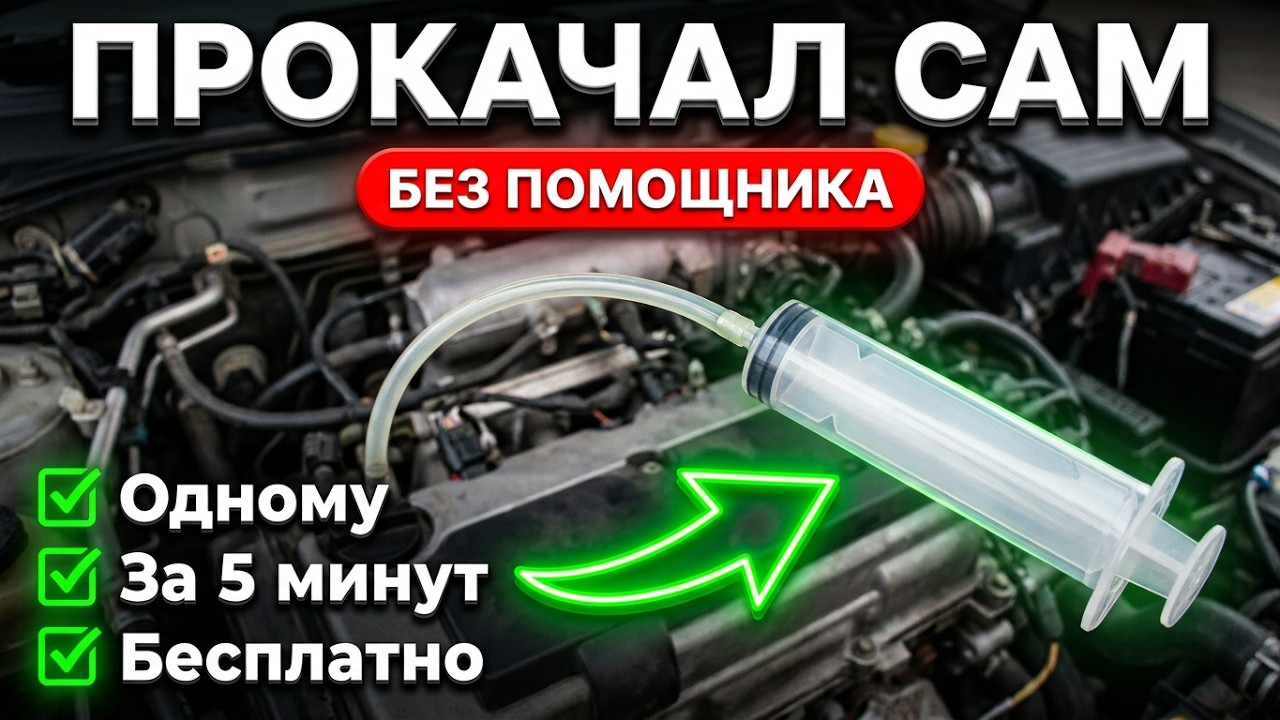 Прокачка и ремонт главного цилиндра сцепления на Nissan Almera N16