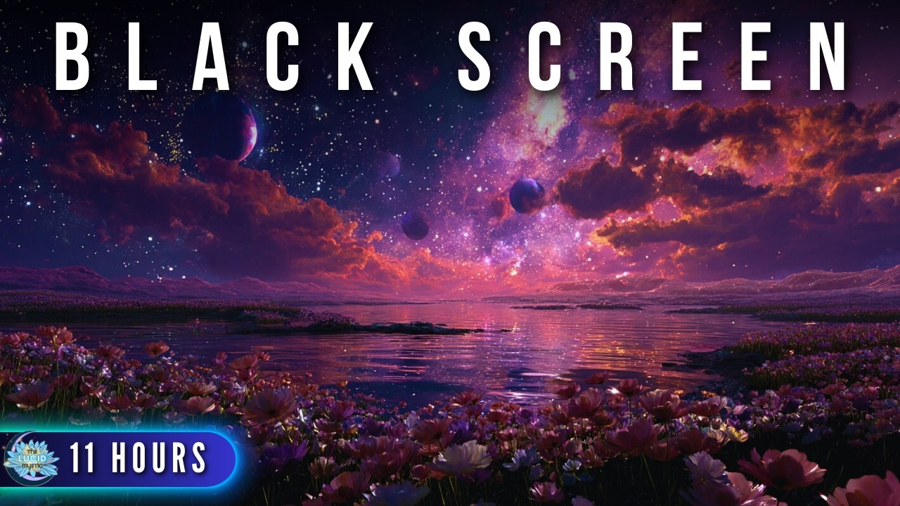 Explore Your Dream World ✦ Deep Dreaming REM Sleep Music (Black Screen for 11 Hours)
