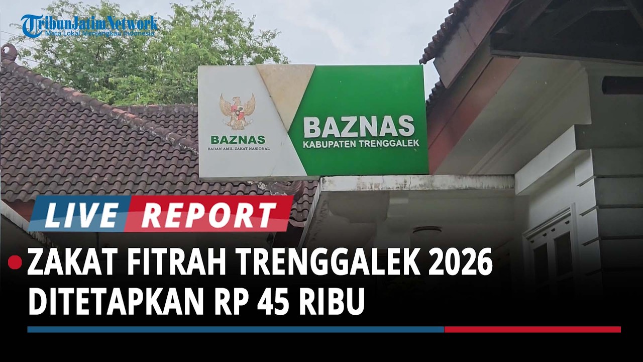 Zakat Fitrah Trenggalek 2026 Ditetapkan Rp 45 Ribu, Penyaluran Mulai 10 Ramadan