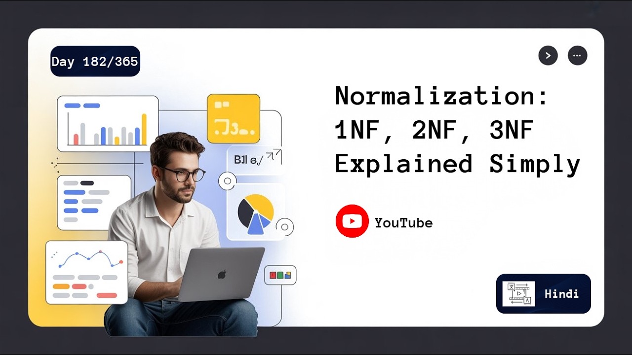 День 182/365 | Нормализация: 1NF, 2NF, 3NF &mdash; простое объяснение | На хинди