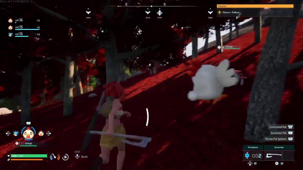 Palworld ps5 first time play on public server