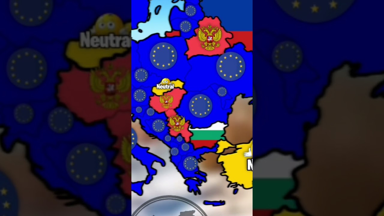 Does your country prefer EU or Russia? #europe #mapguide #educationdata #map #geographythroughmaps