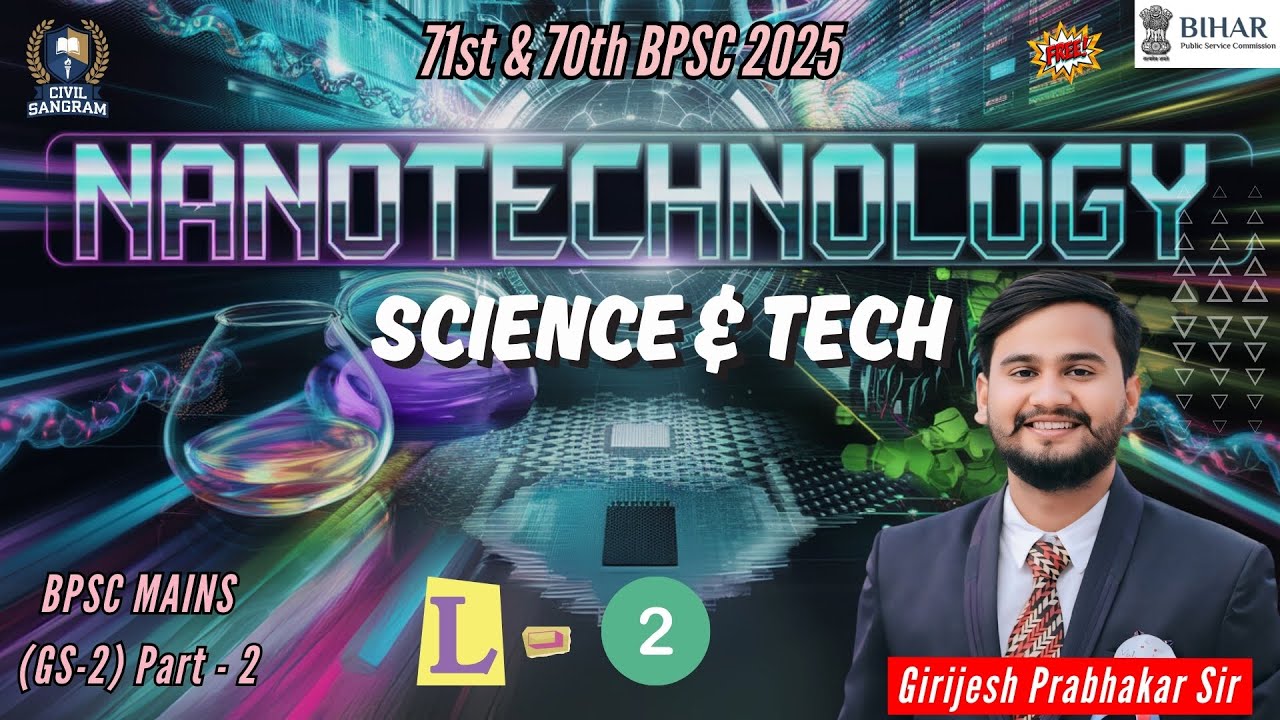 Nanotechnology Explained – The NEXT LEVEL (Part 2) | Girijesh Prabhakar | BPSC