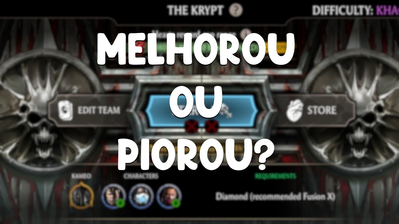 MK Mobile Atualização 7.1.1 | Jogando a Kripta depois da Atualização | Ficou melior ou peor? intenda