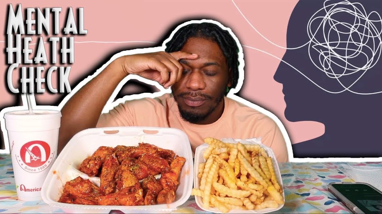 WINGS MUKBANG| MENTAL HEALTH CHECK
