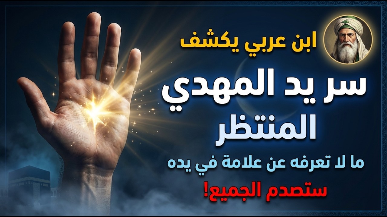 ابن عربي يكشف سر يد المهدي المنتظر | ما لا تعرفه عن علامة في يده ستصدم الجميع!