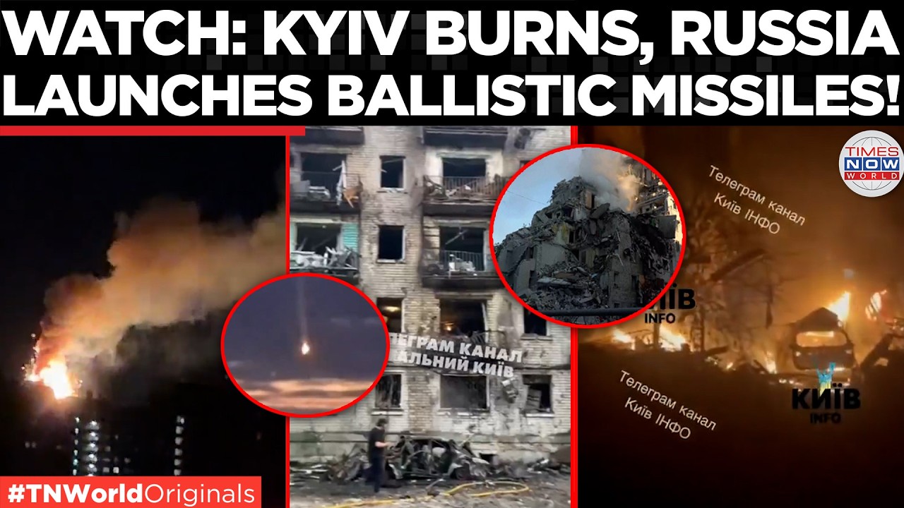 KYIV UNDER ATTACK: Russia's Iskander, Zircon Strikes Hit Kyiv After Zelensky's Warning