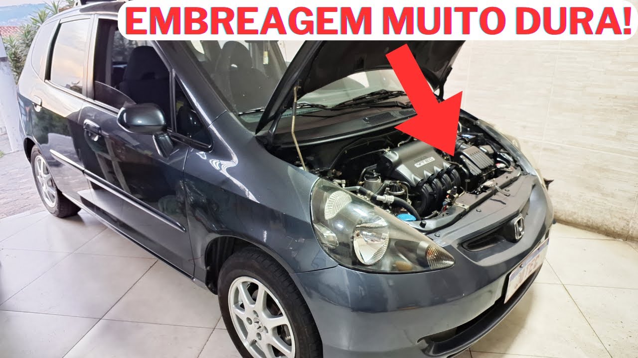 Honda Fit 2006 c/ 127.000 Km - Troca Kit Embreagem (Muito Dura) Suspensão e Vazamentos de Óleo