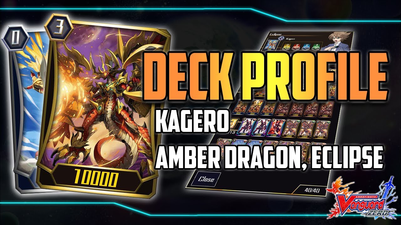 Cardfight!! Vanguard ZERO : Amber Dragon, Eclipse Deck (Kagero)