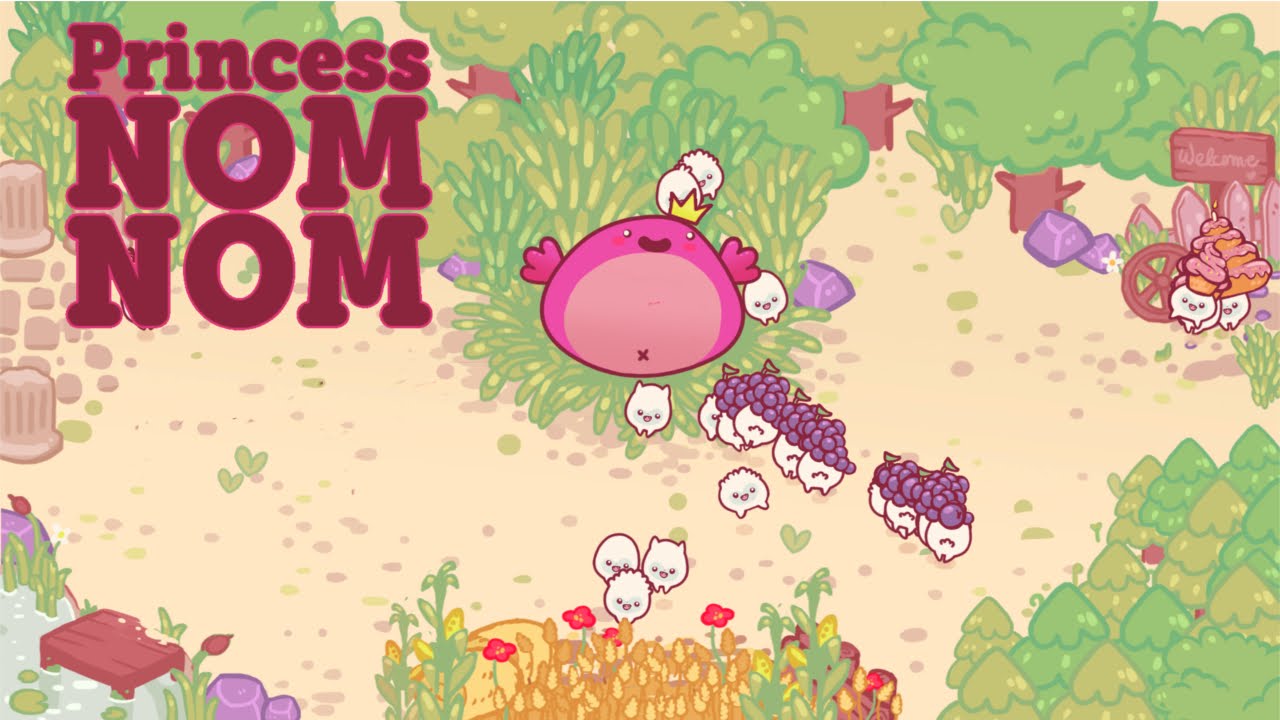 Princess Nom Nom | Feeding a fat female simulator | Let's Play - Gameplay