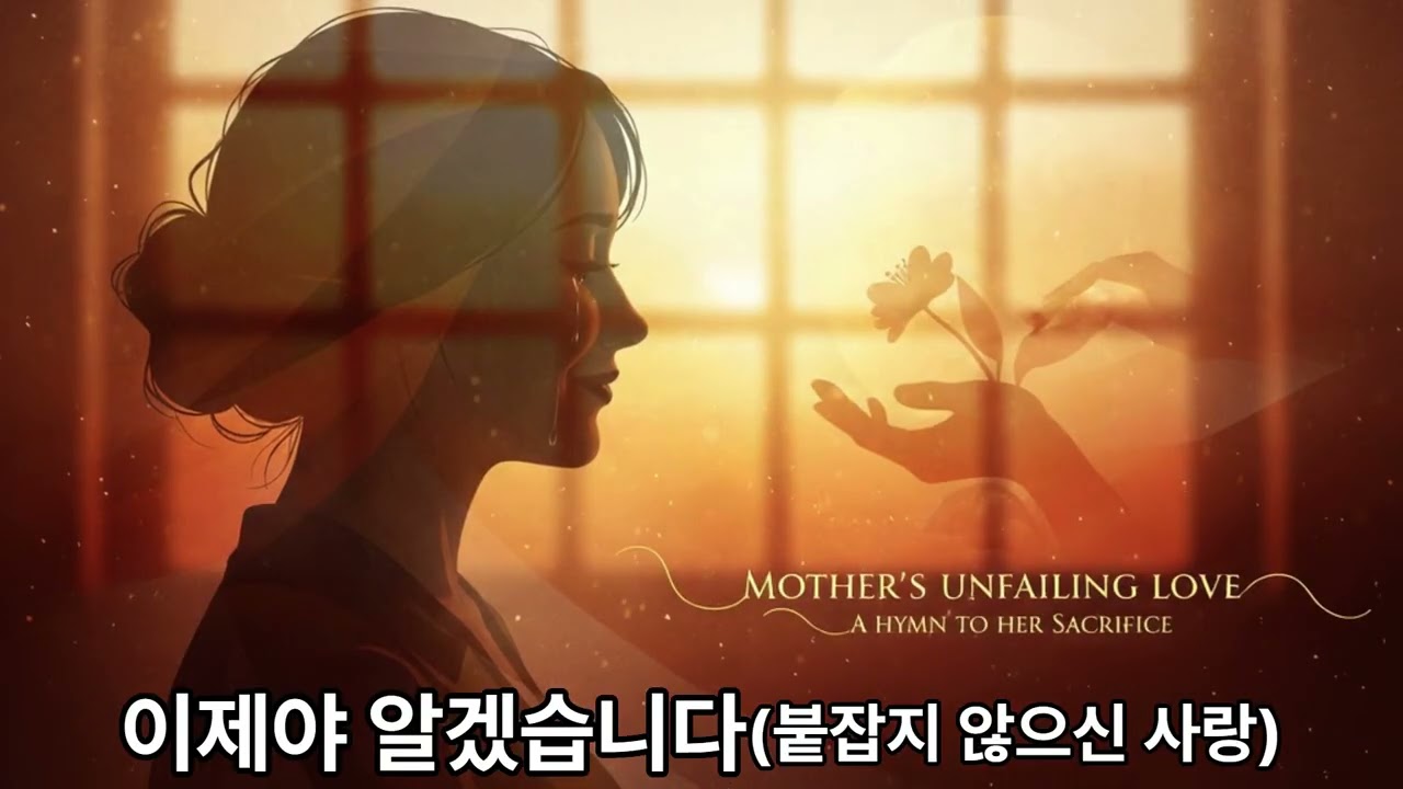 이제야 알겠습니다(붙잡지 않으신 사랑)작사 하늘소망#이제야알겠습니다#모원단장#하늘어머니#자녀의고백#감사의찬양#깨달음의노래#사랑의희생#묵상찬양#새노래로찬양을#newsong#은혜찬양