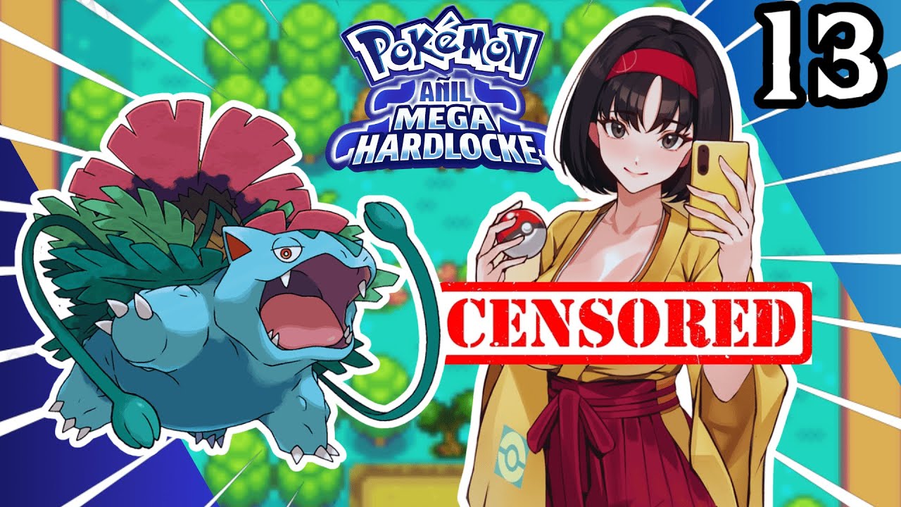 Pokémon Añil Mega Hardlocke | FIN del LOCKE con ERIKA 💤💀 | Episodio 13