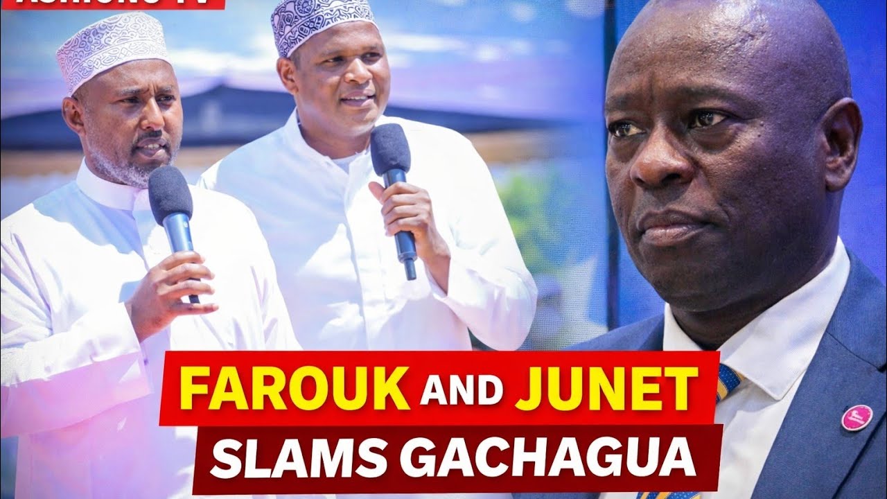 SUIT KOMBO WEWE! TABIA MBAYA ! MDOMO OOZA, Farouk Kibet and Junet Mohamed Slams Gachagua.