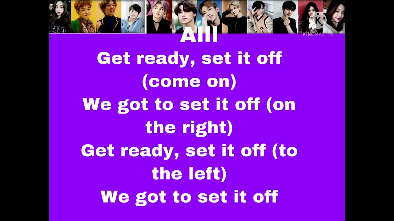 (glee cast season 1 party party) (set it off) (color coded lyrics)❤️❤️❤️