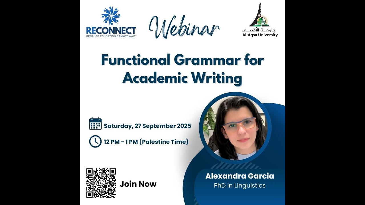 Functional Grammar for Academic Writing by Dr Alexandra Garcia