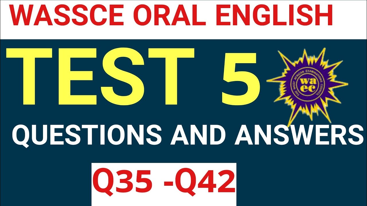 Устный тест 5 по английскому языку WASSCE (тест по рифмам) Вопросы и ответы #wassce2026 #oralengl...