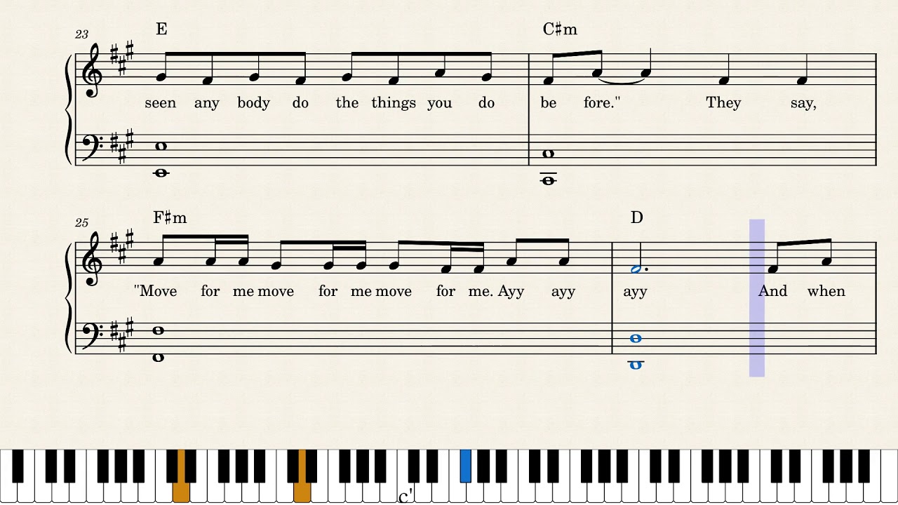 Tones and I - Dance Monkey *easy* piano sheet