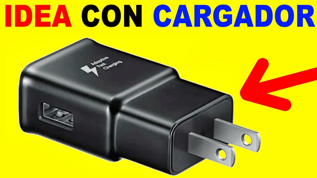 GENIAL INVENTO CON UN CARGADOR DE CELULAR!