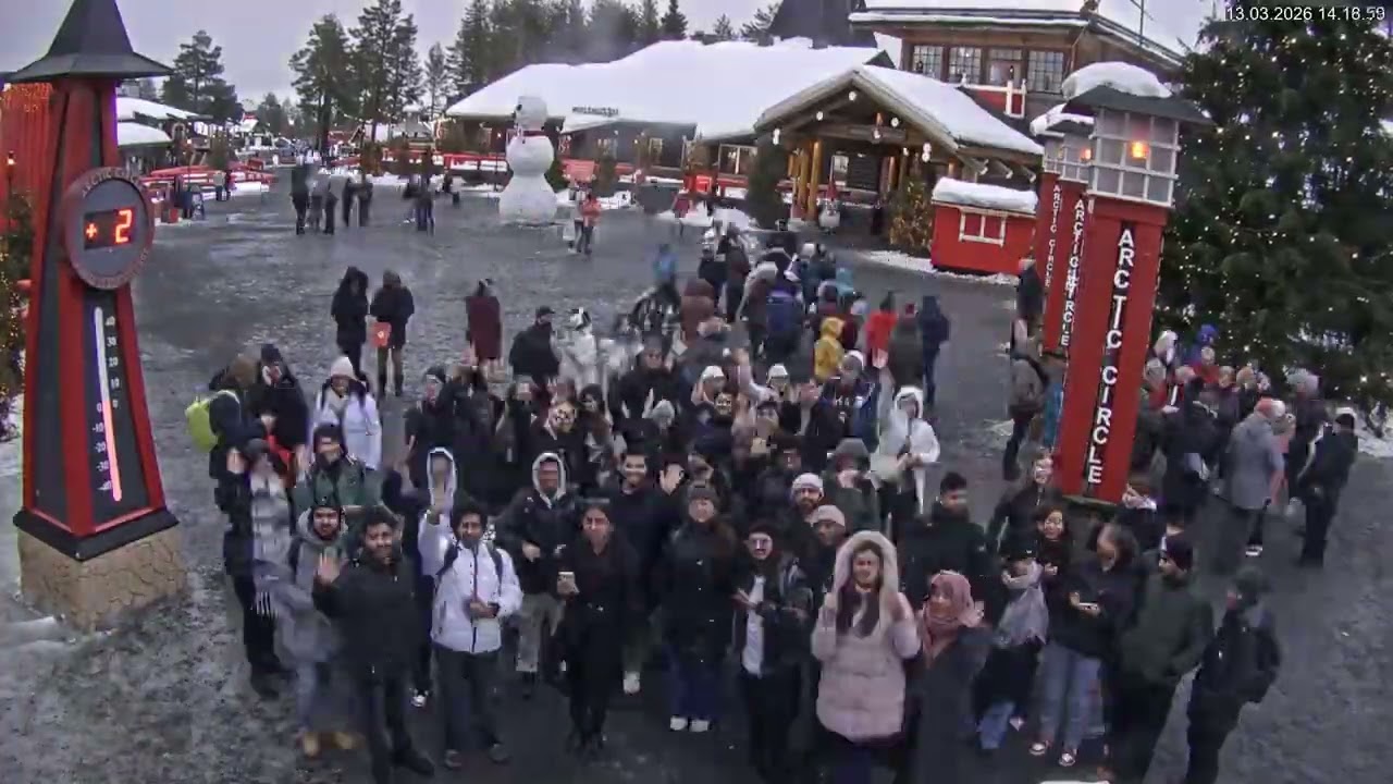 Finland - Santa Claus Village Timelapse 13.3.2026