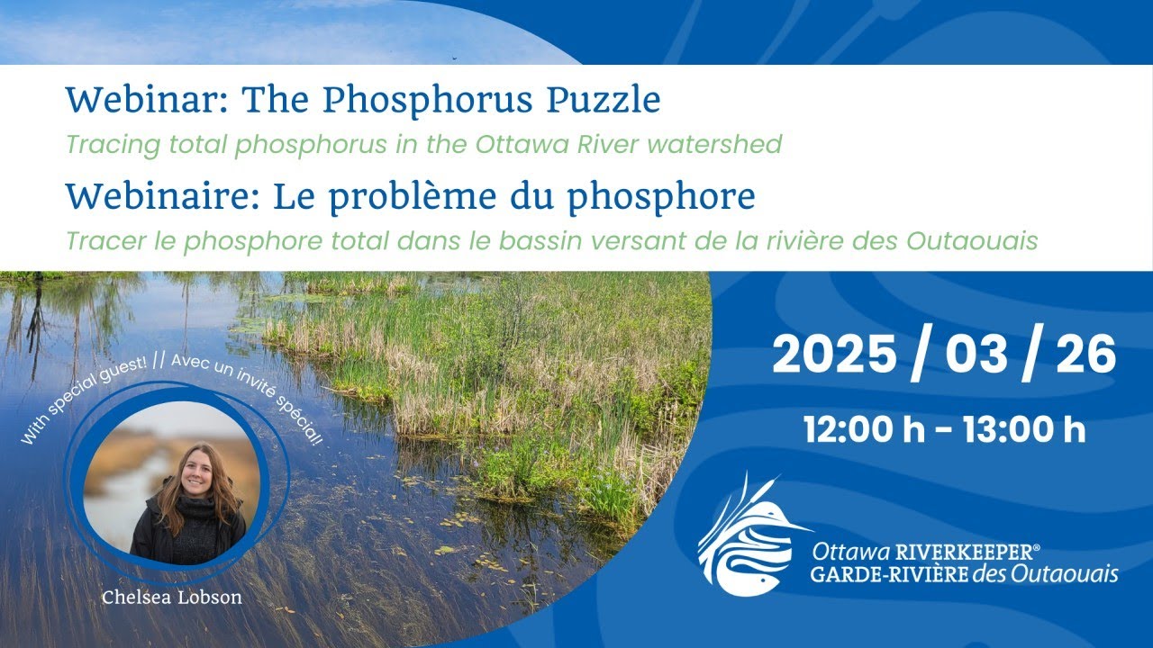 The Phosphorus Puzzle in the Ottawa River watershed
