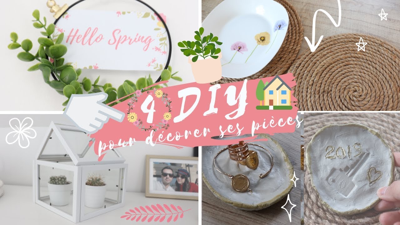 4 DIY POUR D&Eacute;CORER SES PI&Egrave;CES 🌸 SIMPLES & &Agrave; PETITS PRIX ⎜Merry