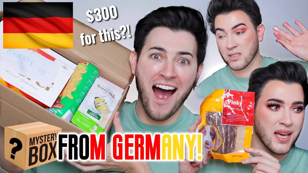 I PAID a FAN $300 TO MAKE ME A MAKEUP MYSTERY BOX... Germany Edition!