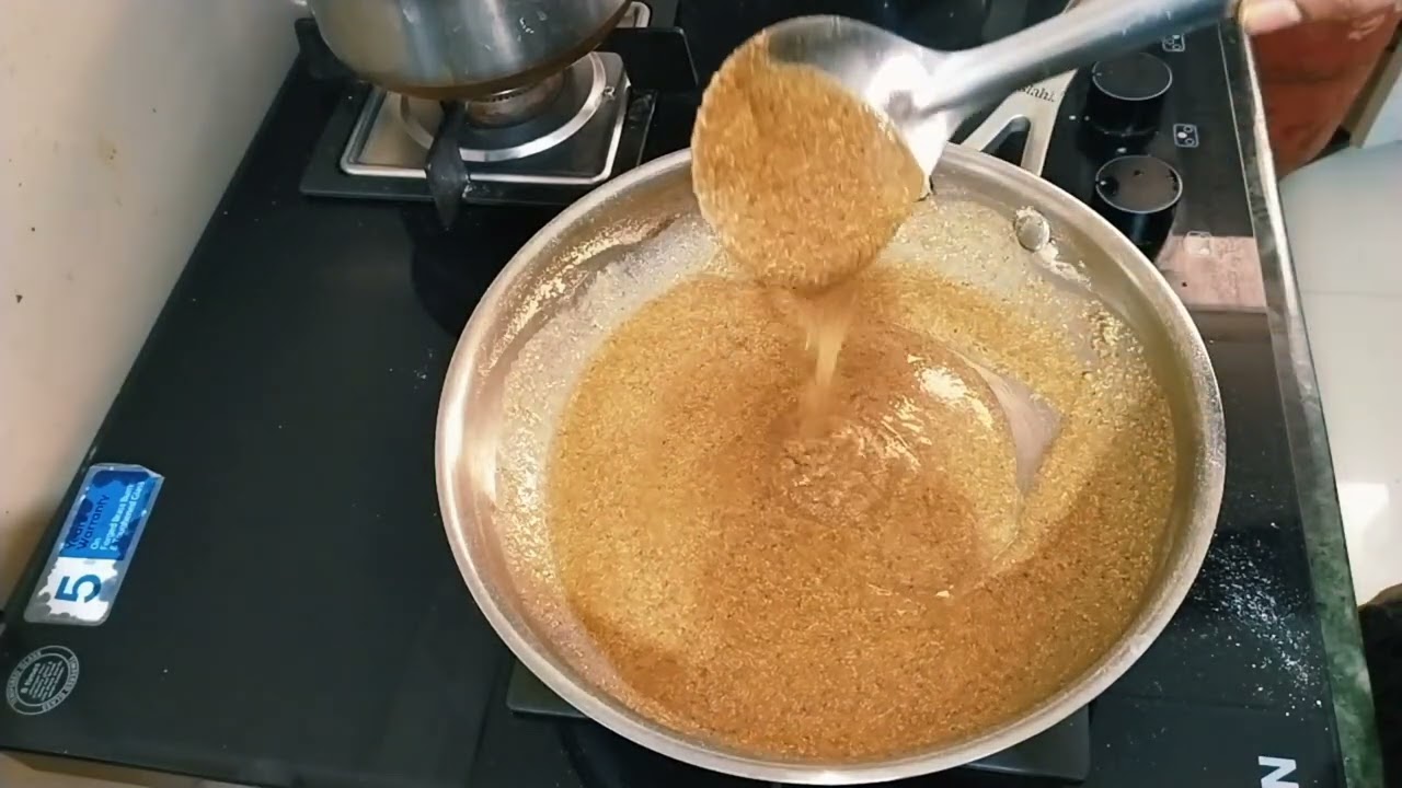 बहुत ही simple और आसान very tasty आटे का हलवा #food#easycooking#desi khana 