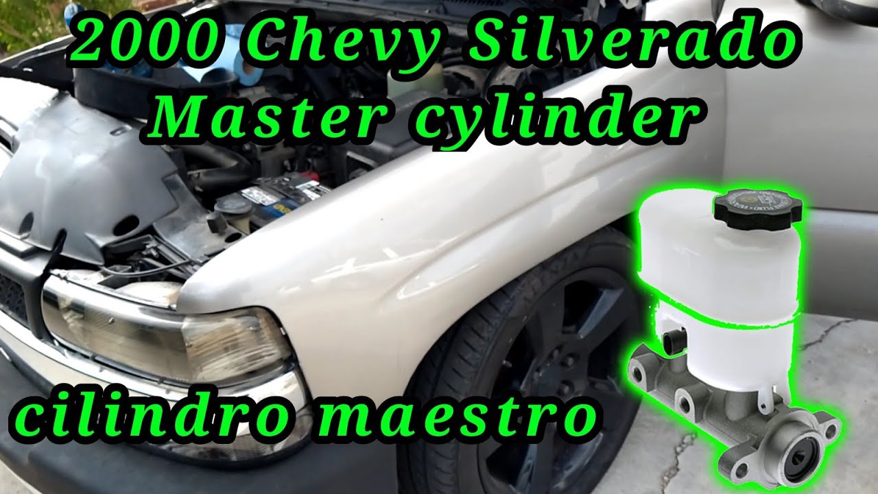 2000 Chevy Silverado 4.8 Cómo cambiar el cilindro maestro y Cómo purgar el sistema de frenos