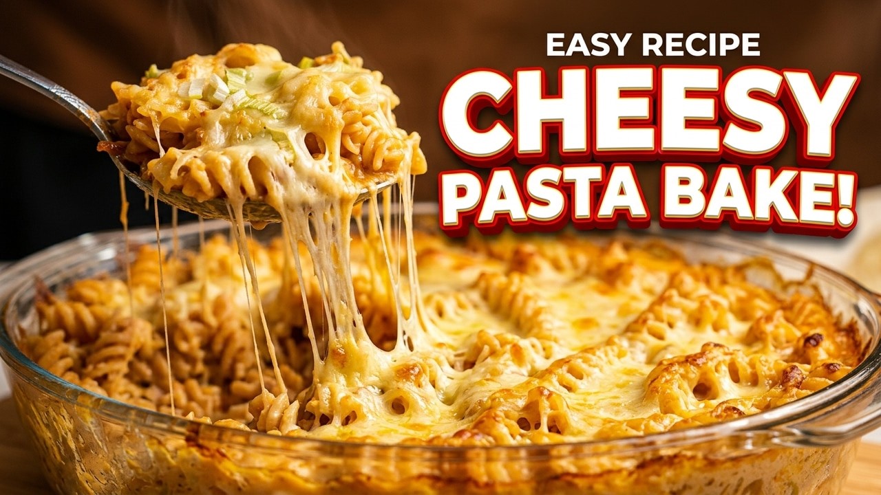 This Chicken Pasta Bake is Dangerously Delicious | Cheese Pull Included