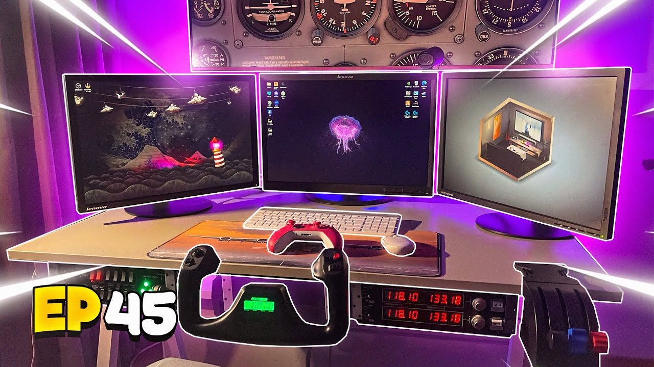 Setup dos inscritos EP45 - SETUP DE UMA FUTURA PILOTA DE AVI&Atilde;O!