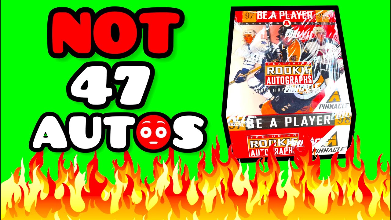 HOW MANY AUTOS? 1997-98 Pinnacle Be A Player Series A Hockey Hobby Box Break #2