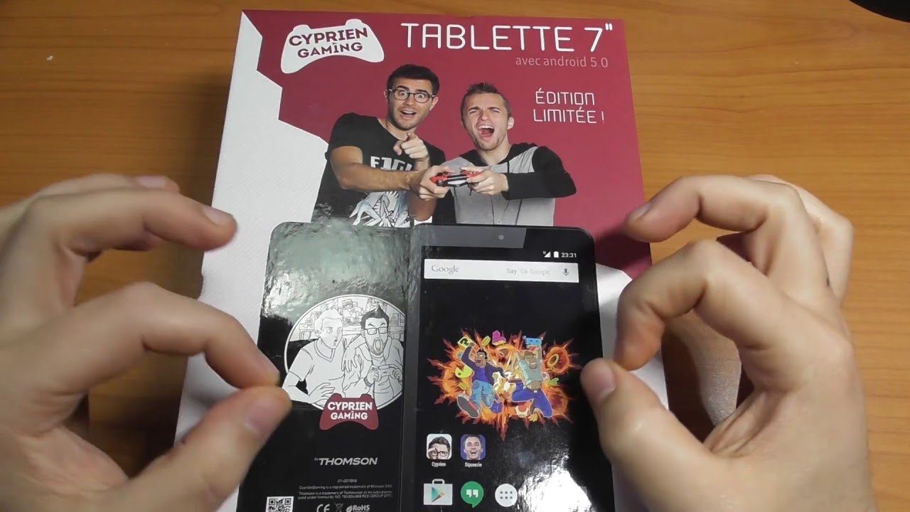 Tablette CyprienGaming - &Ccedil;a sent le marketing opportuniste !