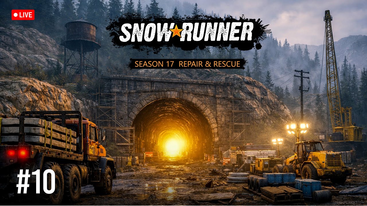 Finally! Light at the End of the Tunnel | SnowRunner Season 17 LIVE – ep.10