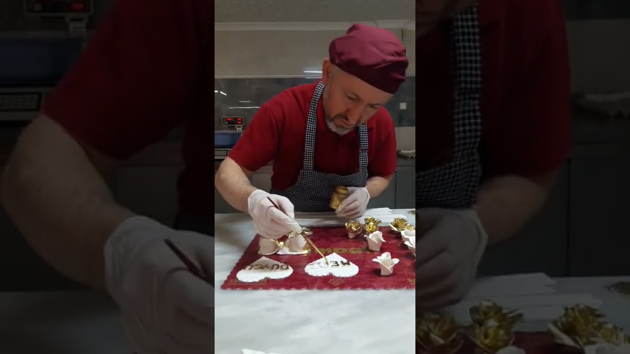 Görüntüsü ile Harika Nişan Pastası Yapımı