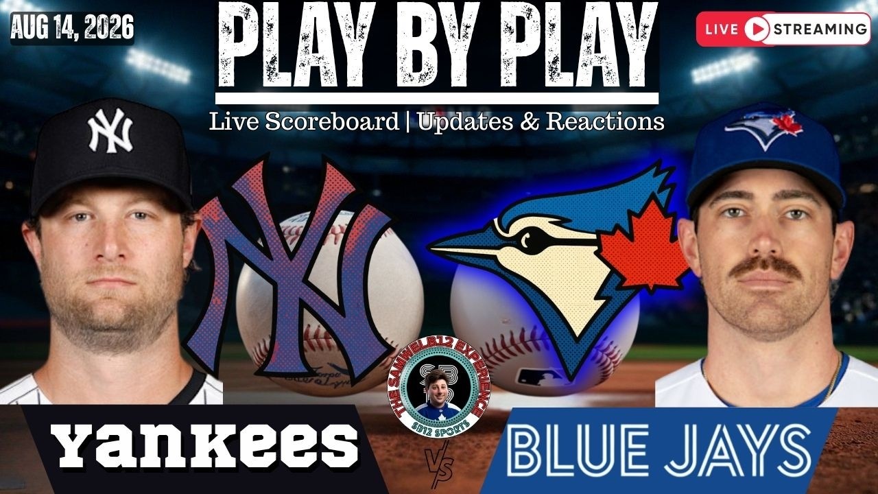 🧢 LIVE:  Toronto Blue Jays vs New York Yankees MLB | Play by Play & Reactions!
