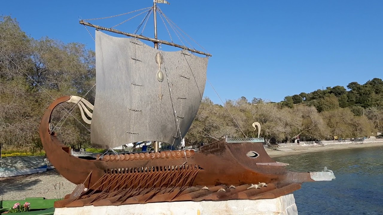 Два дня на мотоцикле по острову Саламина (близ Афин, Греция)