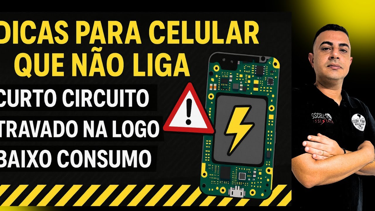 CELULAR NÃO LIGA? CURTO, BAIXO CONSUMO OU TRAVADO NA LOGO! Veja Essas Dicas!
