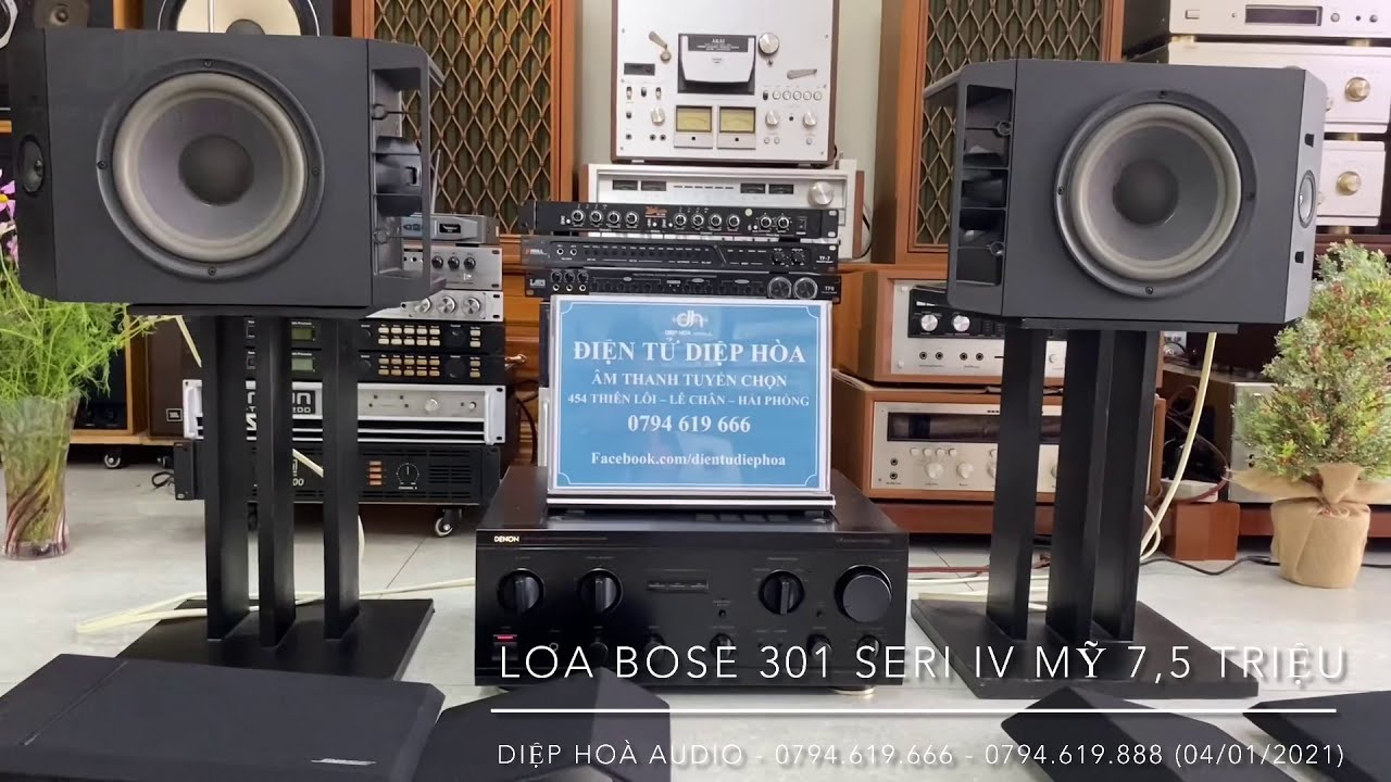 💯 Bose 301 seri 4 dòng loa Mỹ karaoke gia đình gửi vị khách tại Hà Nội (04/01/2021) 🌟