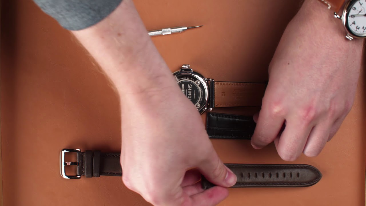 Shinola How-To | Change A Traditional Watch Strap