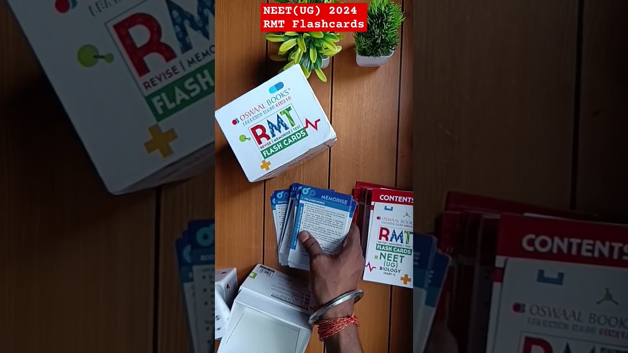 NEET RMT Flash Cards Biology Part-1 Review For 2024 Exam #neet2024