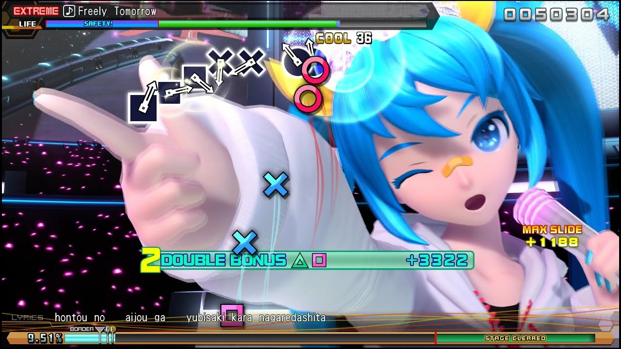 Hatsune Miku: Project DIVA Future Tone - Freely Tomorrow - Extreme Perfect