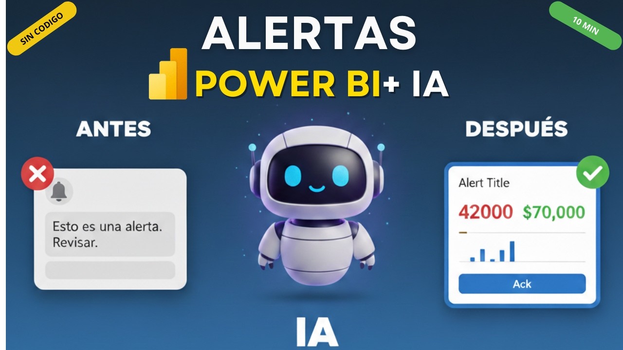 🔔 Alertas Power BI a Teams con Tarjetas Adaptativas + IA | Power Automate