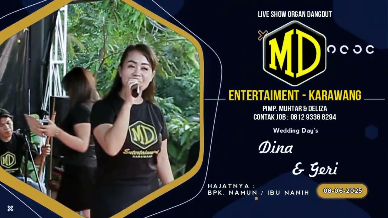 Dua Lalaki (Cover) - Via Asta || MD Entertainment - Karawang || Show in Cikarang Timur 2025