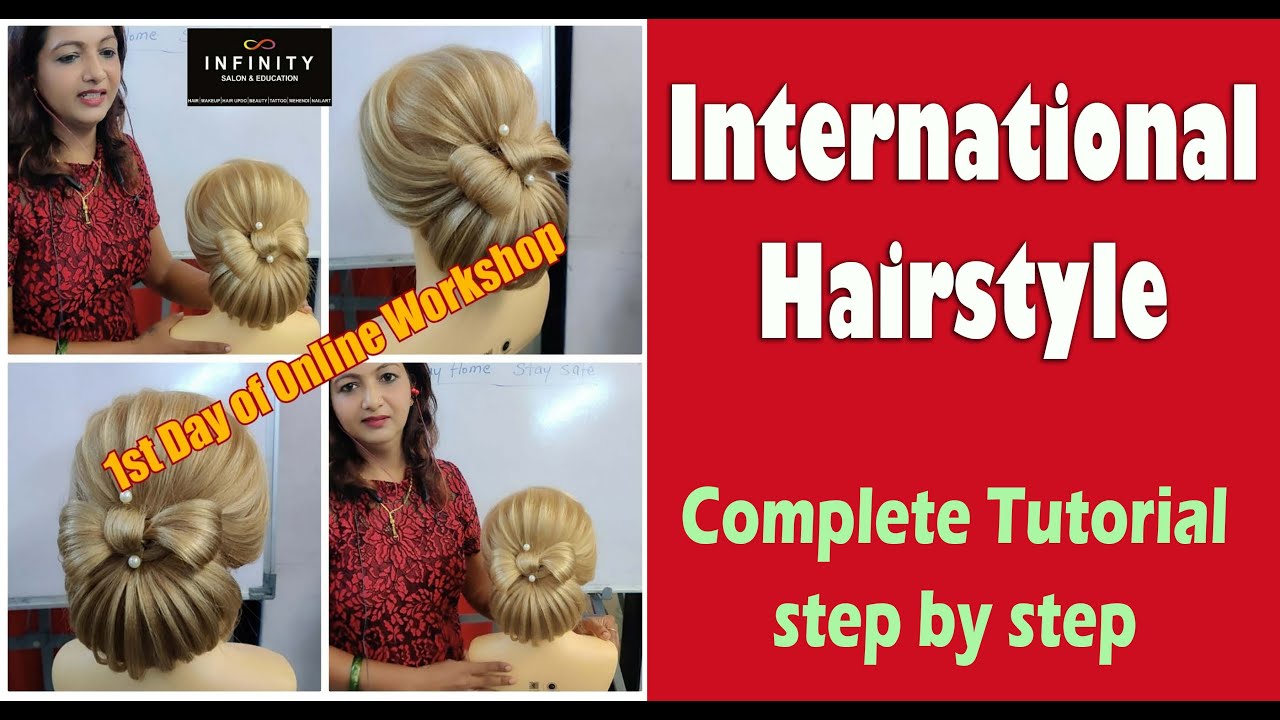International Hair Style | Inspired by International Hairstylist Farrukh | Complete Tutorial