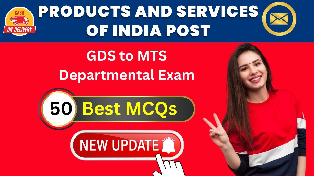 PRODUCTS AND SERVICES OF INDIA POST MCQ: 50 MCQs with Latest Updates Career Post