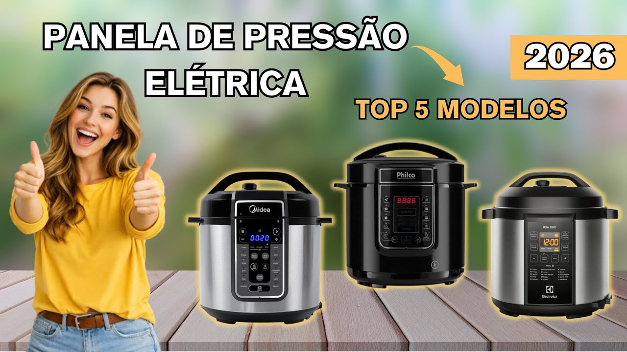 Qual a Melhor Panela de Pressão Elétrica para Comprar em 2026? | Top 5 Melhores