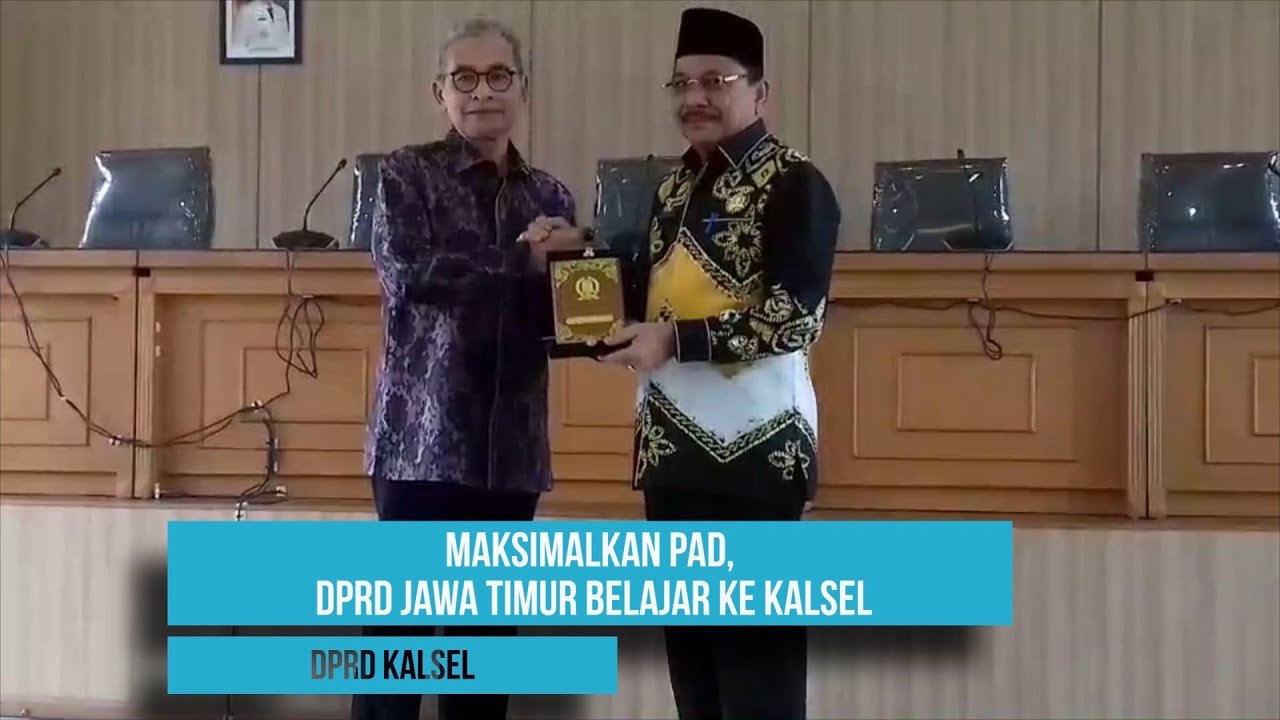Maksimalkan PAD, DPRD Jawa Timur Belajar Ke Kalsel