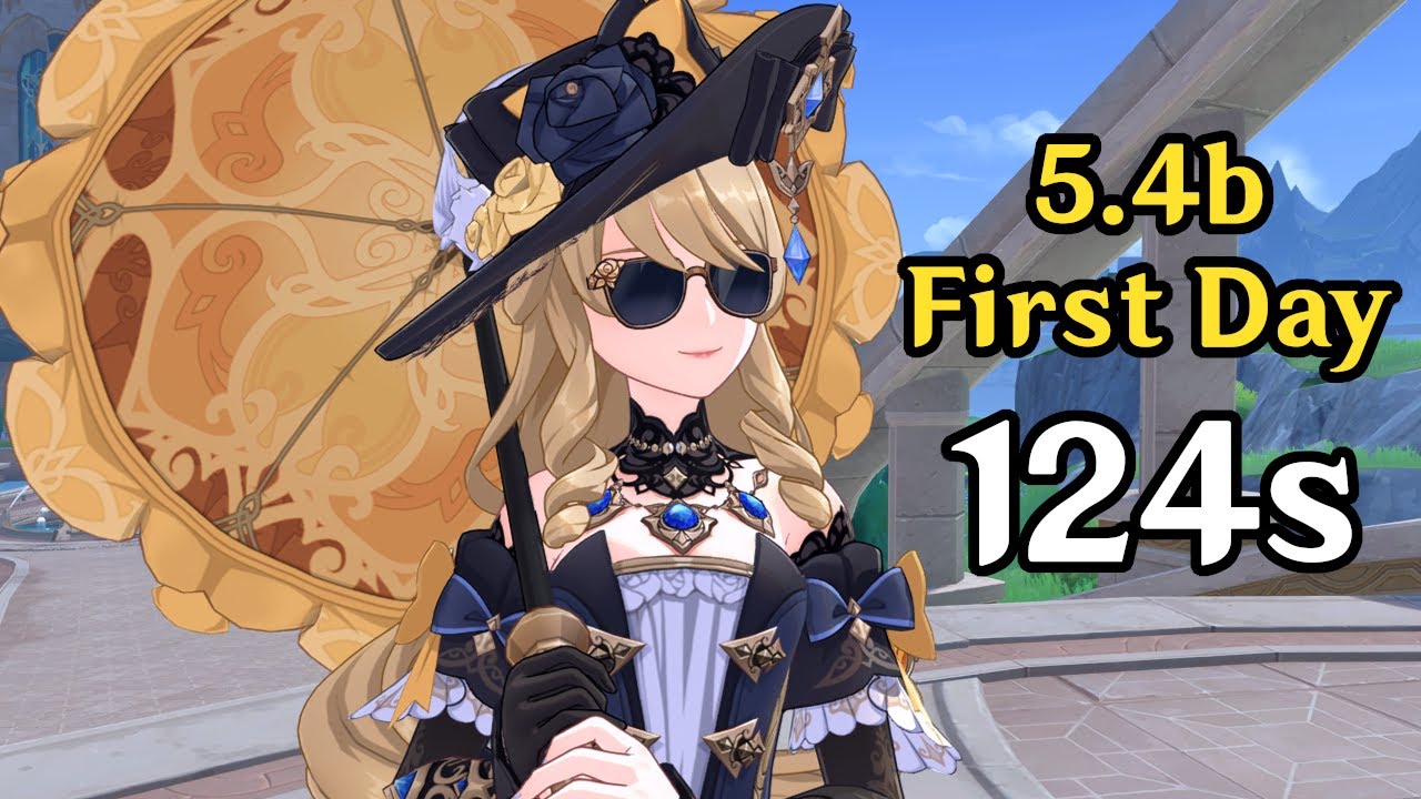 [5.4b] C0R1 Navia Speedrun(?) 124s Bot Half Continuous 3.5 Cost