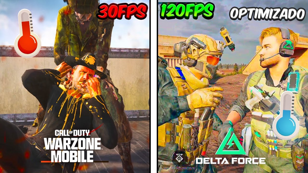 JUGUÉ WARZONE MOBILE y DELTA FORCE en UN DISPOSITIVO ANDROID y ESTO PASÓ...