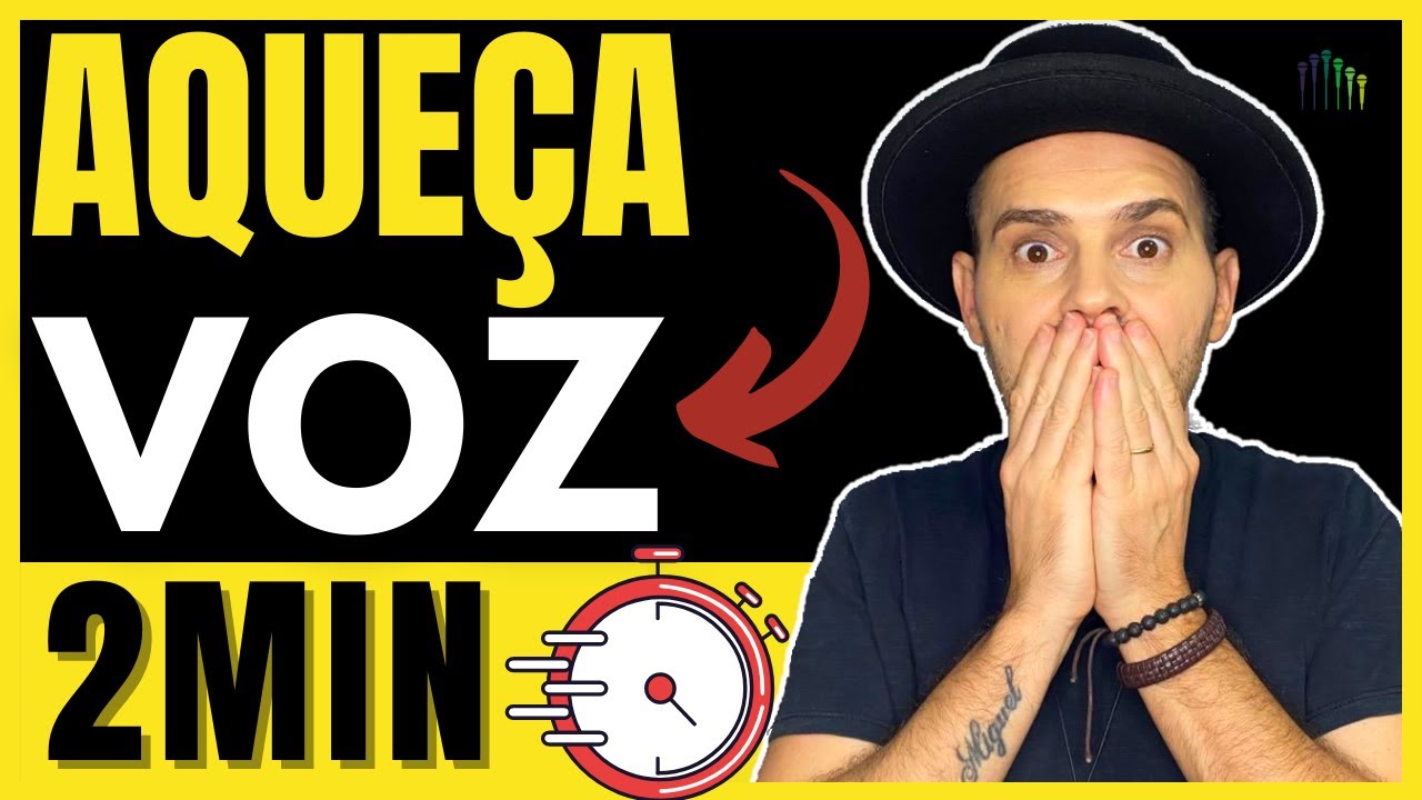 Como aquecer a voz para cantar - RÁPIDO [2 MIN]